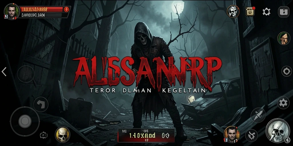 Gameplay menegangkan di ALISANRP dengan suasana horor yang khas.