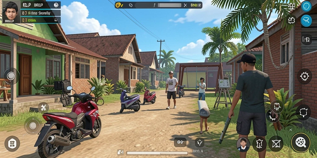 Tampilan gameplay BROJP yang mendetail dan menarik.