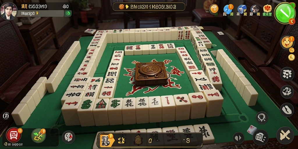 Tampilan mendebarkan gameplay Mahjong di K3K3.