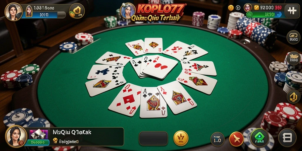 Gameplay seru KOPLO77 saat bermain QiuQiu.