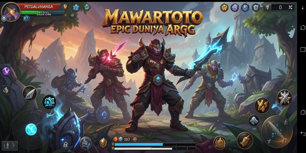 Screenshot gameplay <strong>MAWARTOTO</strong> dengan aksi ARPG yang mendebarkan.