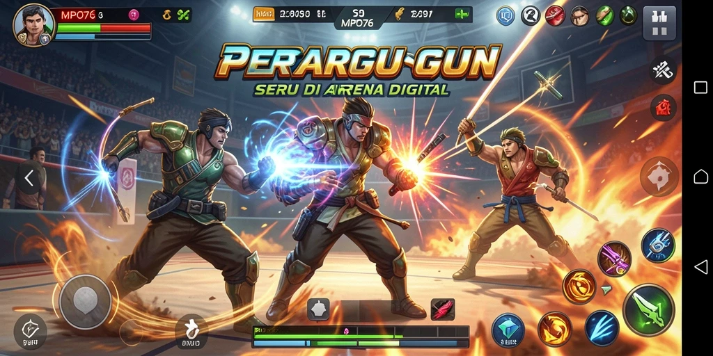 Gameplay mendebarkan di MPO76 dengan pertarungan yang intens.
