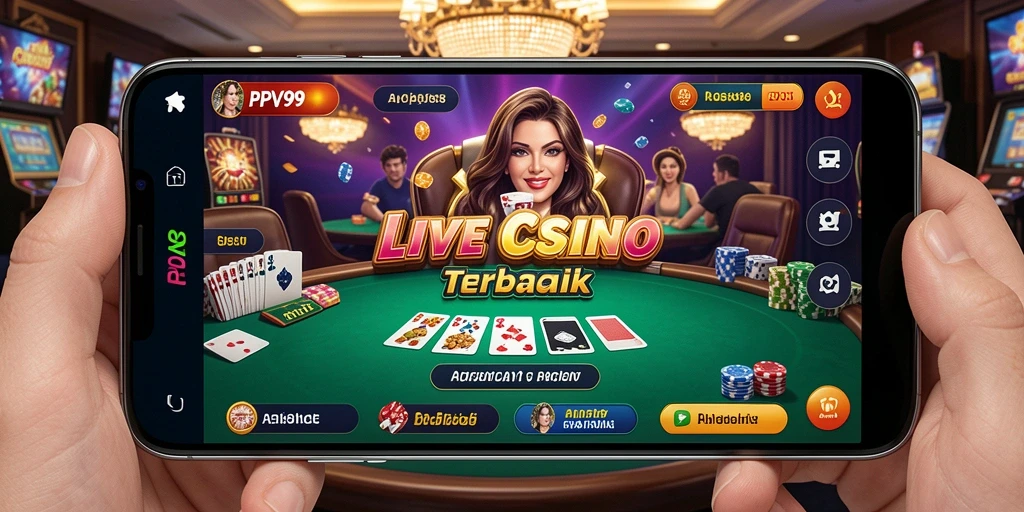 Tampilan gameplay menarik dari PPV99 yang menghidupkan suasana kasino.