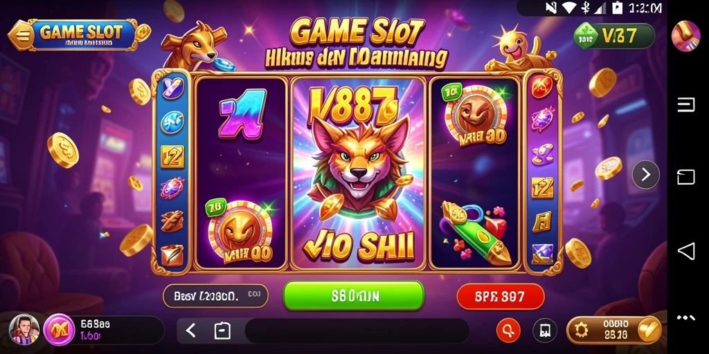 Tampilan menarik dari gameplay Slot V87 yang mengasyikkan.