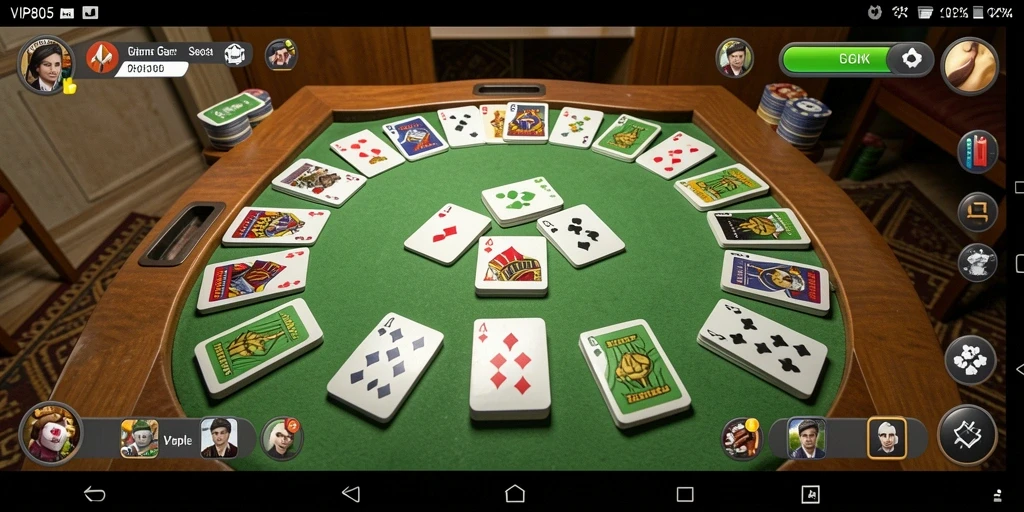 Tampilan gameplay seru di VIP805 saat bermain Gaple.