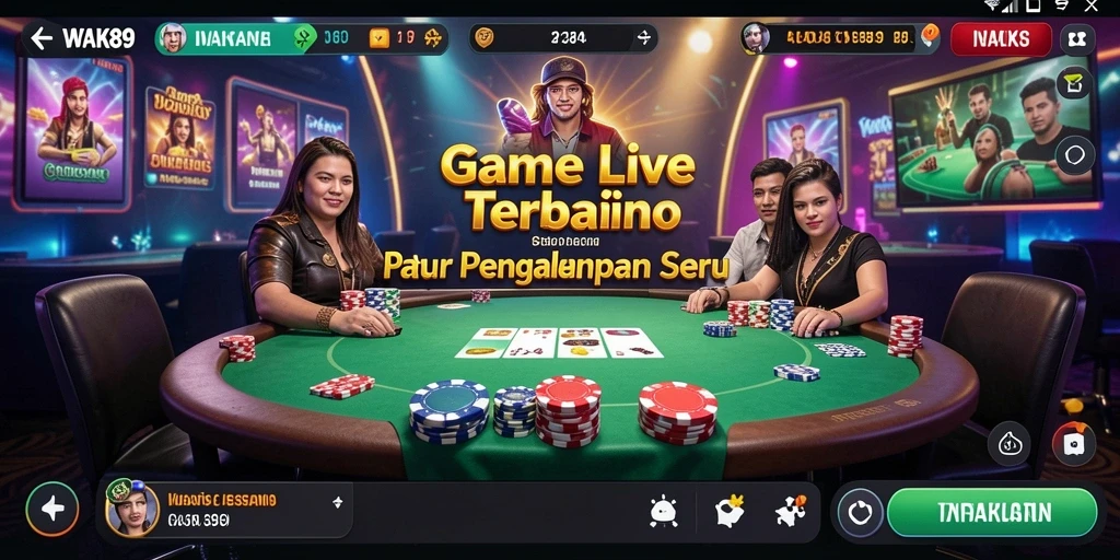 Gameplay langsung yang mendebarkan di WAK89.