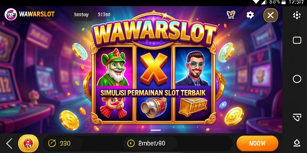 Tampilan gameplay seru di WAWARSLOT dengan banyak pilihan mesin slot.